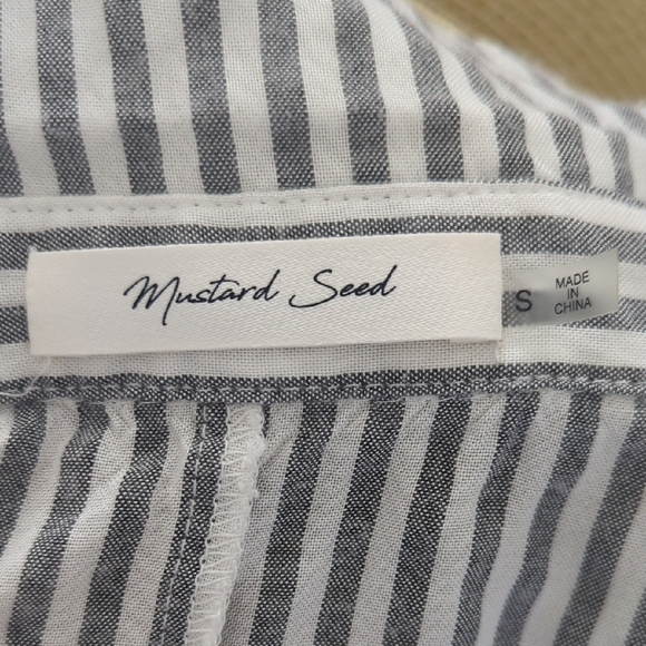 Gray and White Striped Dress - Picture 5 of 6